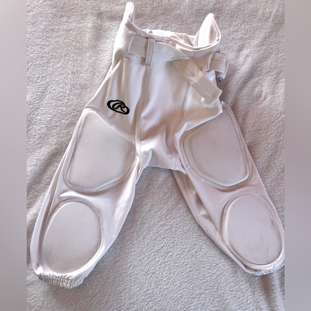 Rawlings youth football pants / white/ size small